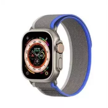 Pulseira de velcro Dux Ducis Sport para Apple Watch 38/40/41/42mm cinzento azul