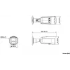 Hikvision DS-2CD2T83G2-2LI(2.8mm) Câmara IP bullet AcuSense 8MP com luz dupla