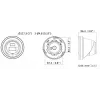 Hikvision DS-2CD23123G2-LIS2UY/SL(2.8mm) Câmara IP 12MP, preta
