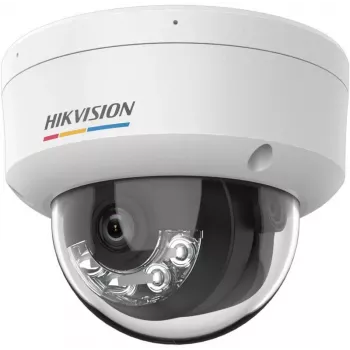 Hikvision DS-2CD1147G3-LIU(2.8mm) Câmara IP 4MP com microfone incorporado, objetiva fixa 2,8mm, IR e luz branca, IP67, IK10