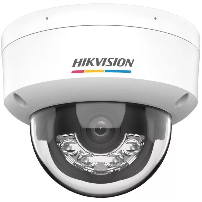 Hikvision DS-2CD1147G3-LIU(2.8mm) Câmara IP 4MP com microfone incorporado, objetiva fixa 2,8mm, IR e luz branca, IP67, IK10