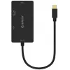 Adaptador ORICO Mini DisplayPort para HDMI, VGA, DVI (preto)