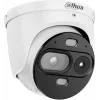 Câmara IP térmica Dahua TPC-DF1241-TB7F6-DW-S8-V1 com medição de temperatura, 256x192 térmica + 4 MP ótica
