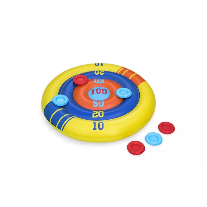 Bestway Jogo insuflável para piscina Arcade Shield com frisbee 140 cm