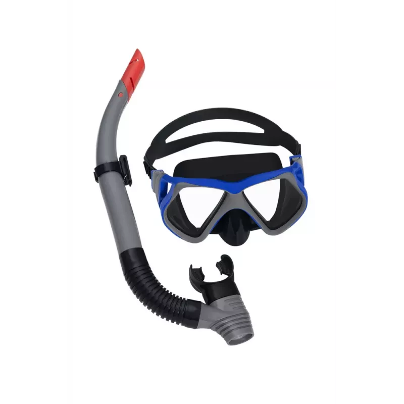Bestway Hydro-Force WaveLine Conjunto de mergulho preto máscara e snorkel 24069