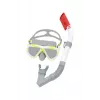 Bestway Hydro-Force Conjunto de mergulho cinzento máscara e snorkel 24053