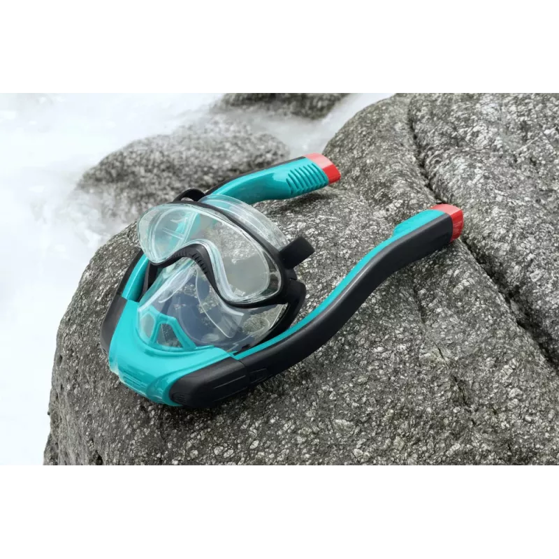 Bestway 24058 Máscara de snorkel de rosto inteiro L/XL preto/azul