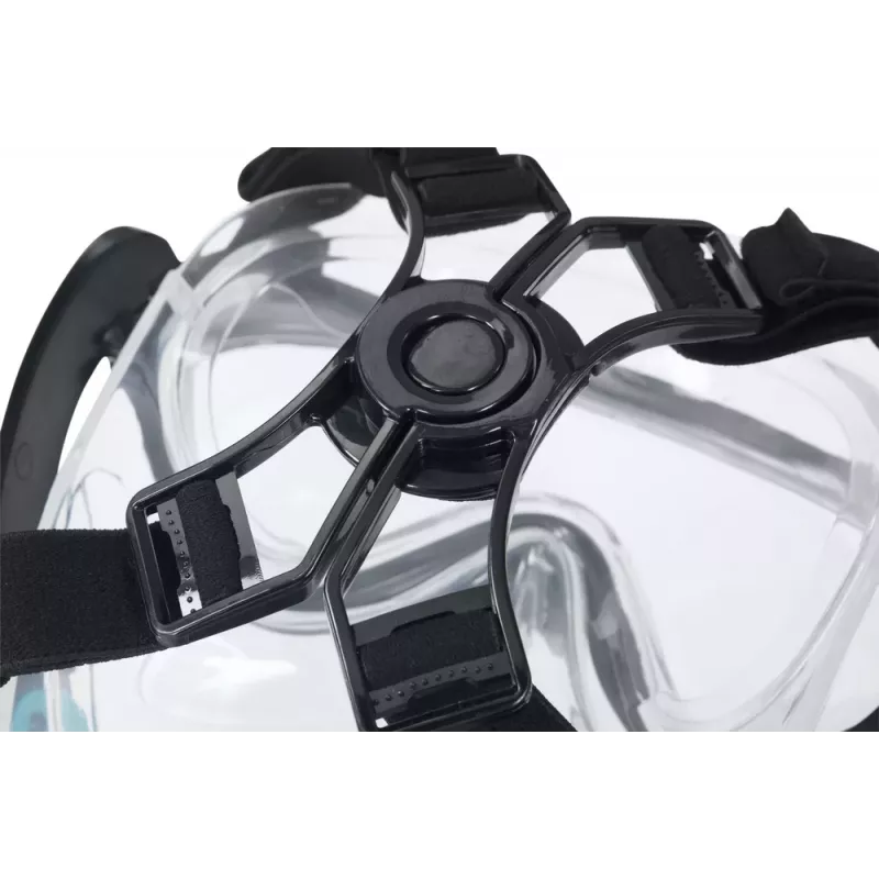 Bestway 24060 Máscara de snorkel de rosto inteiro S/M azul/preto