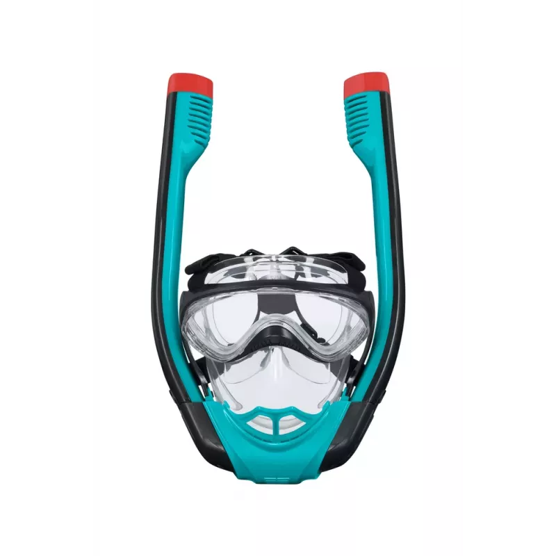 Bestway 24060 Máscara de snorkel de rosto inteiro S/M azul/preto