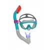 Bestway Conjunto de mergulho máscara, snorkel, barbatanas azul 25020