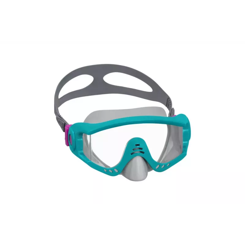 Bestway Conjunto de mergulho máscara, snorkel, barbatanas azul 25020