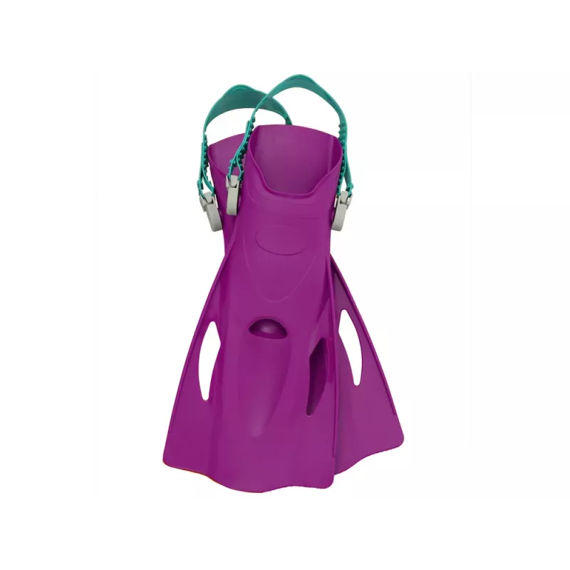 Bestway 25046 Conjunto de snorkel júnior rosa máscara, barbatanas, snorkel para crianças 3-6 anos