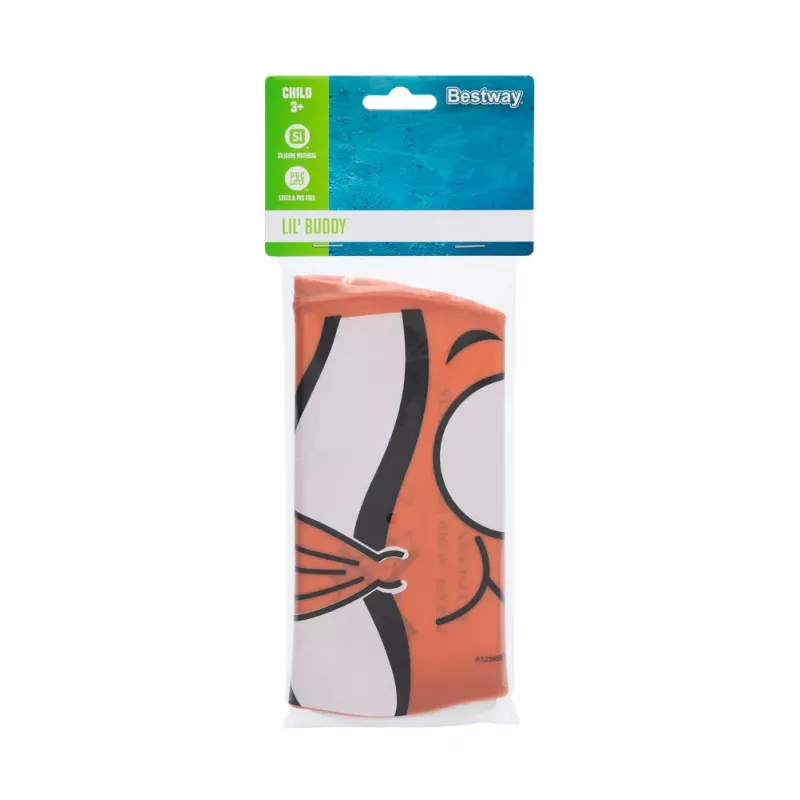 Bestway Hydro-Swim Touca de banho de silicone laranja peixe para crianças