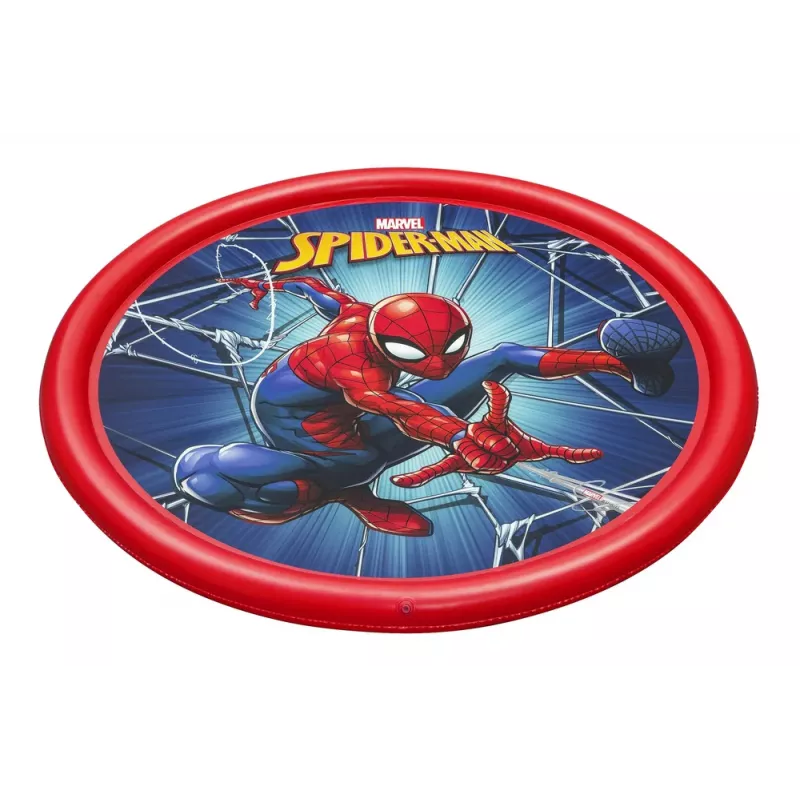Bestway Tapete de brincar insuflável com fonte Spider-Man 165 cm