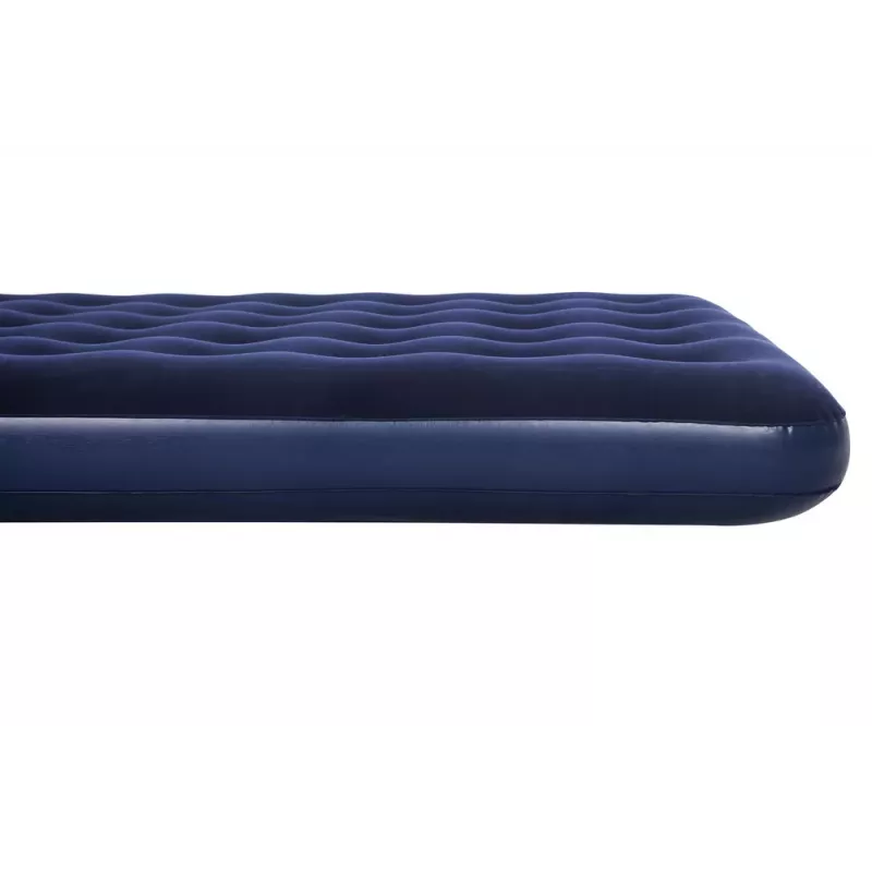 Colchão de ar Bestway 191 x 137 x 22 cm duplo Flocked Top Coil Beam azul/cinzento 67002