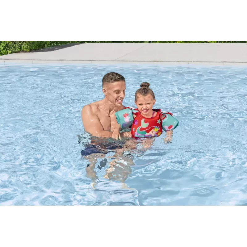 Colete de flutuação Disney Princess Mermaid Bestway 9101I