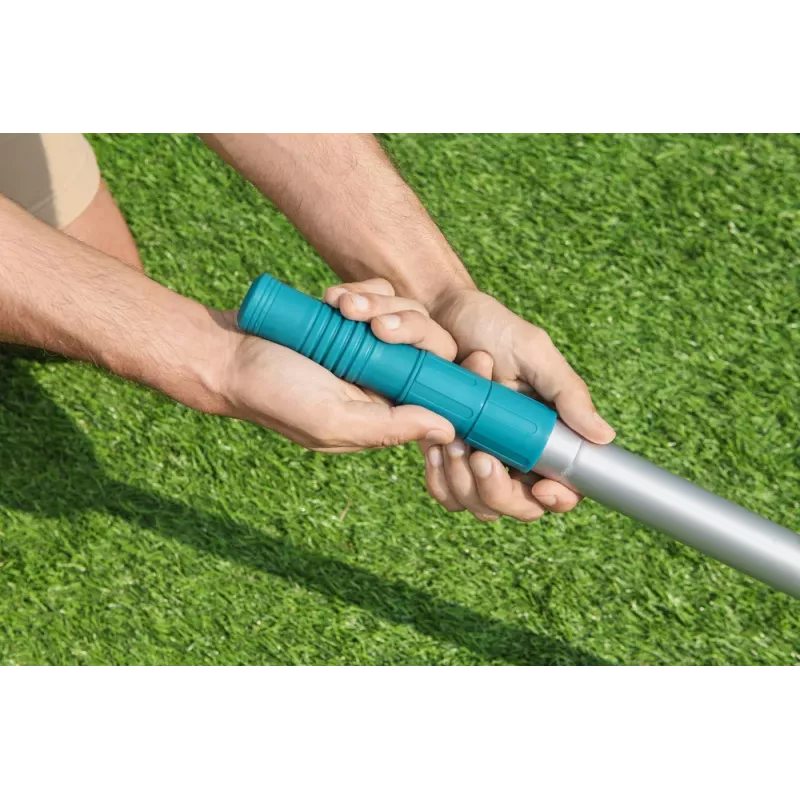 Haste telescópica de limpeza de piscina Bestway 3,60 m (142 polegadas) alumínio anodizado - 20130