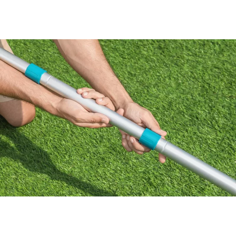 Haste telescópica de limpeza de piscina Bestway 3,60 m (142 polegadas) alumínio anodizado - 20130