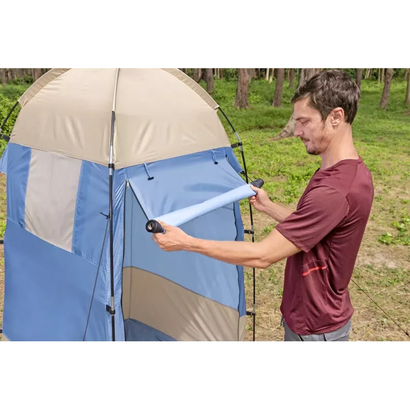 Tenda de vestiário de praia Bestway 110 x 110 x 190 cm azul e cinzento