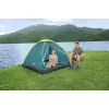 Tenda de turismo Bestway 68084 145 x 205 x 100 cm tenda de cúpula dupla 2 pessoas verde/cinzento