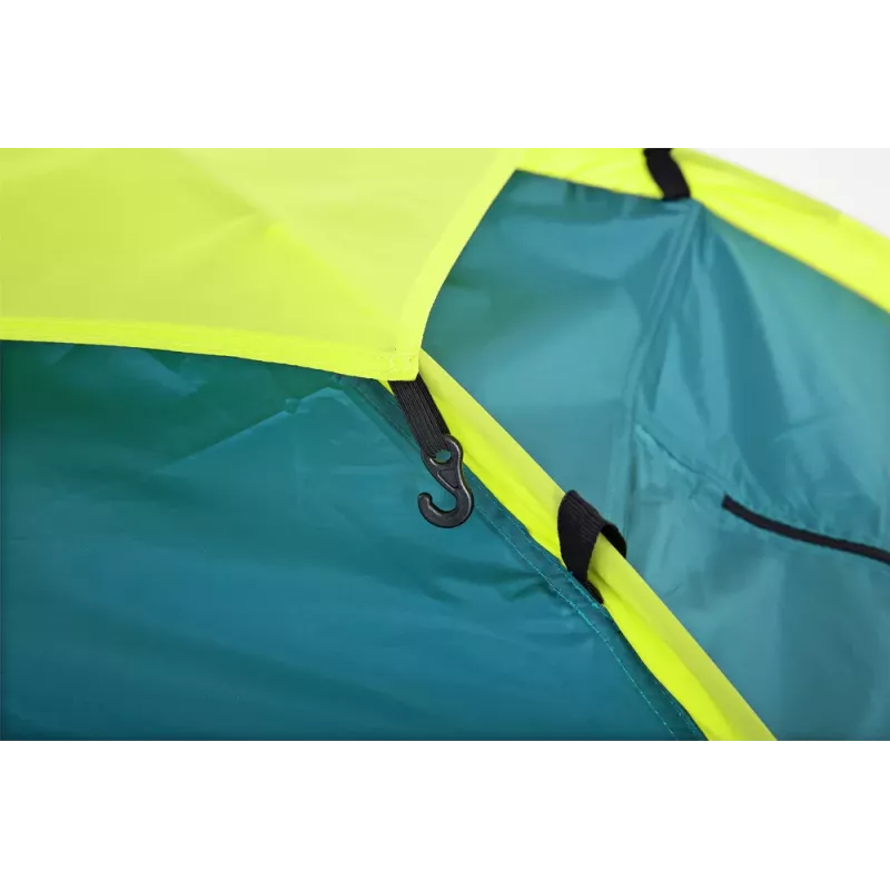 Tenda de turismo Bestway 68084 145 x 205 x 100 cm tenda de cúpula dupla 2 pessoas verde/cinzento