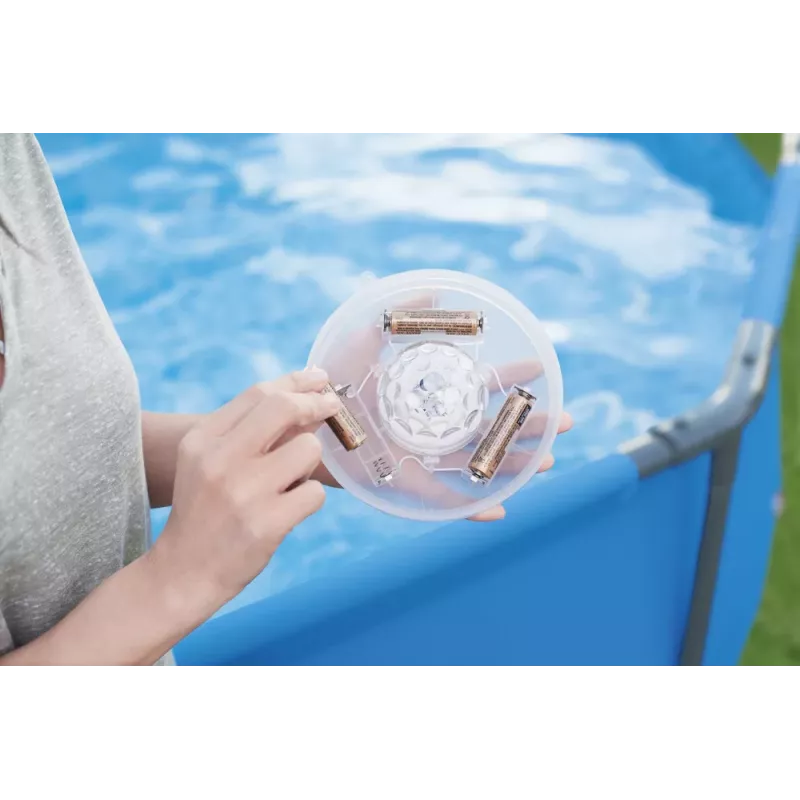 Luz de piscina flutuante LED a pilhas Bestway 58419