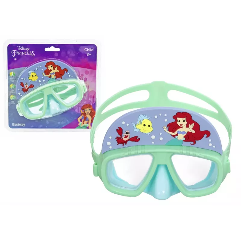 Óculos de natação Disney Bestway 9103D Little Mermaid menta