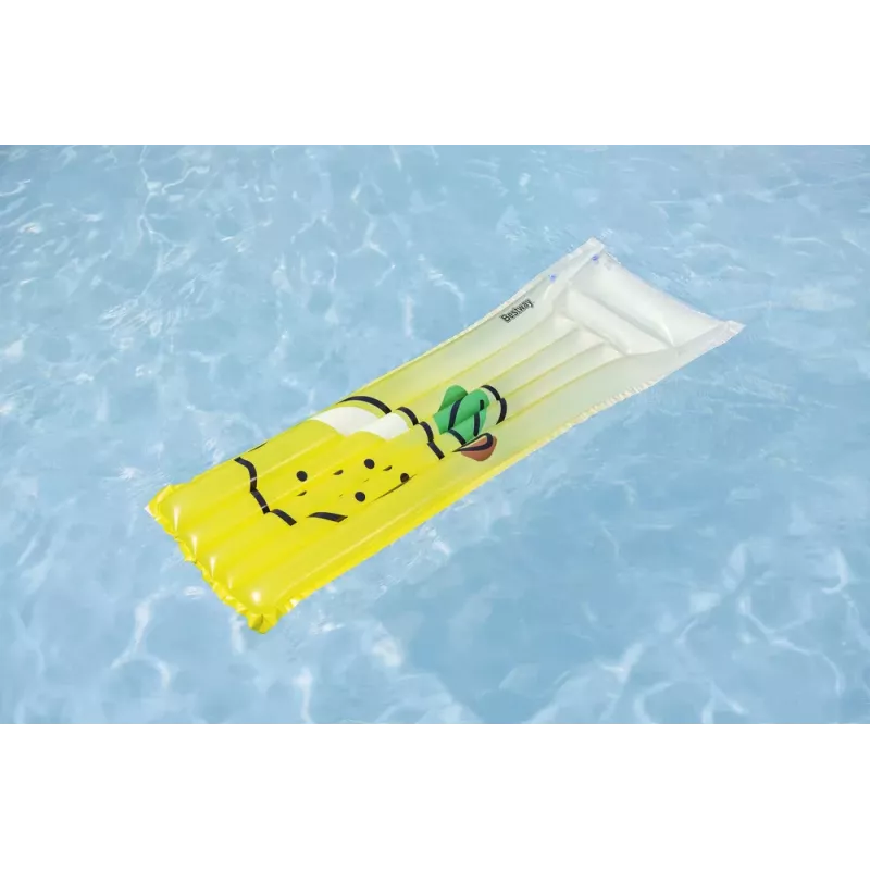 Colchão de natação Bestway Lemon 183 x 69 cm flutuador insuflável para piscina