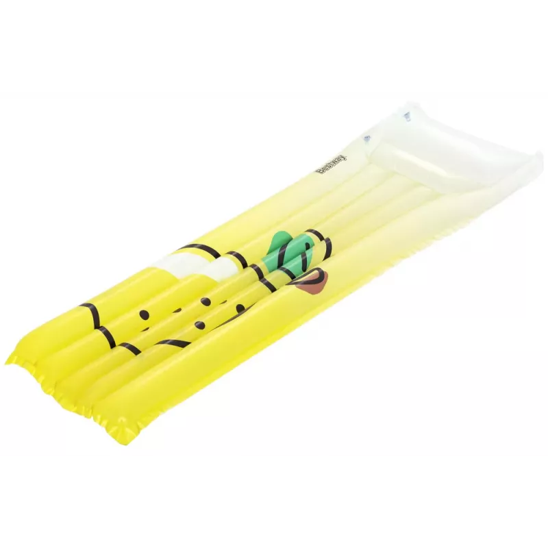 Colchão de natação Bestway Lemon 183 x 69 cm flutuador insuflável para piscina
