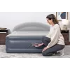 Colchão insuflável Bestway 671BD individual azul-escuro/cinzento