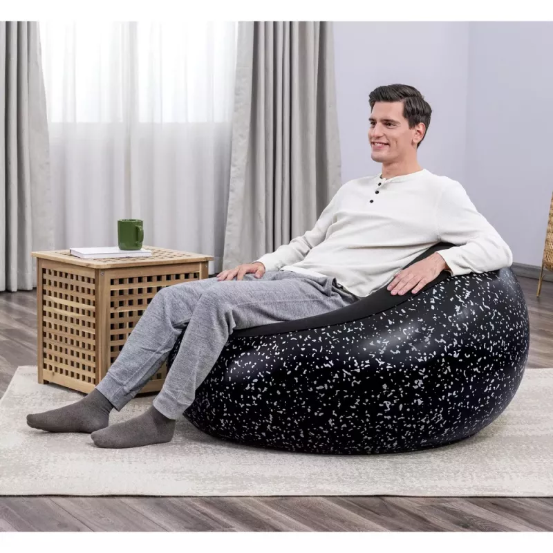 Cadeira insuflável Bestway preta Inflate A Chair 75153