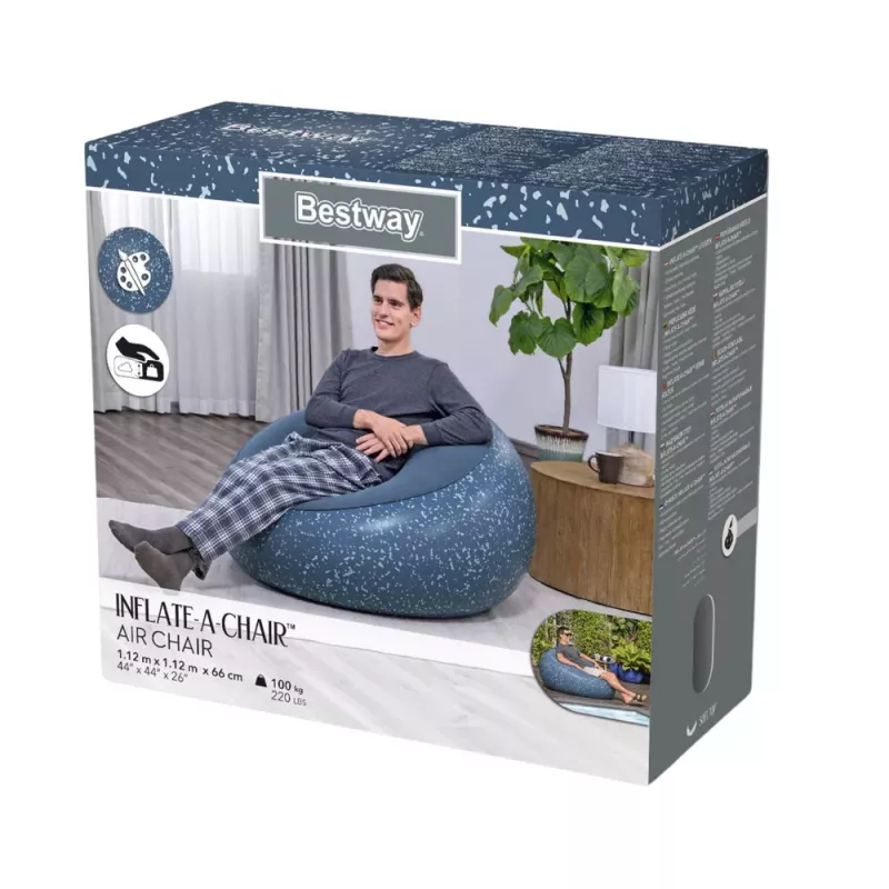 Cadeira insuflável Bestway azul Inflate A Chair 75154