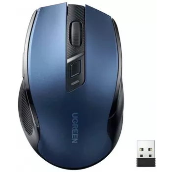 Ugreen MU006 Rato ótico sem fios 2.4GHz / Bluetooth 5.0 4000 DPI - azul