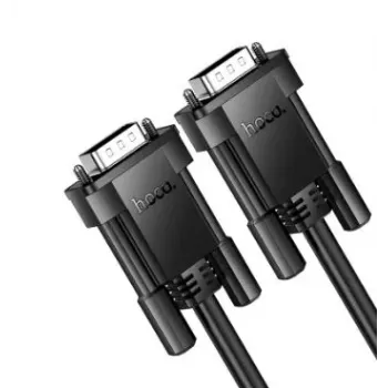 Cabo de dados HD Hoco US11 VGA macho para VGA macho (2m) preto