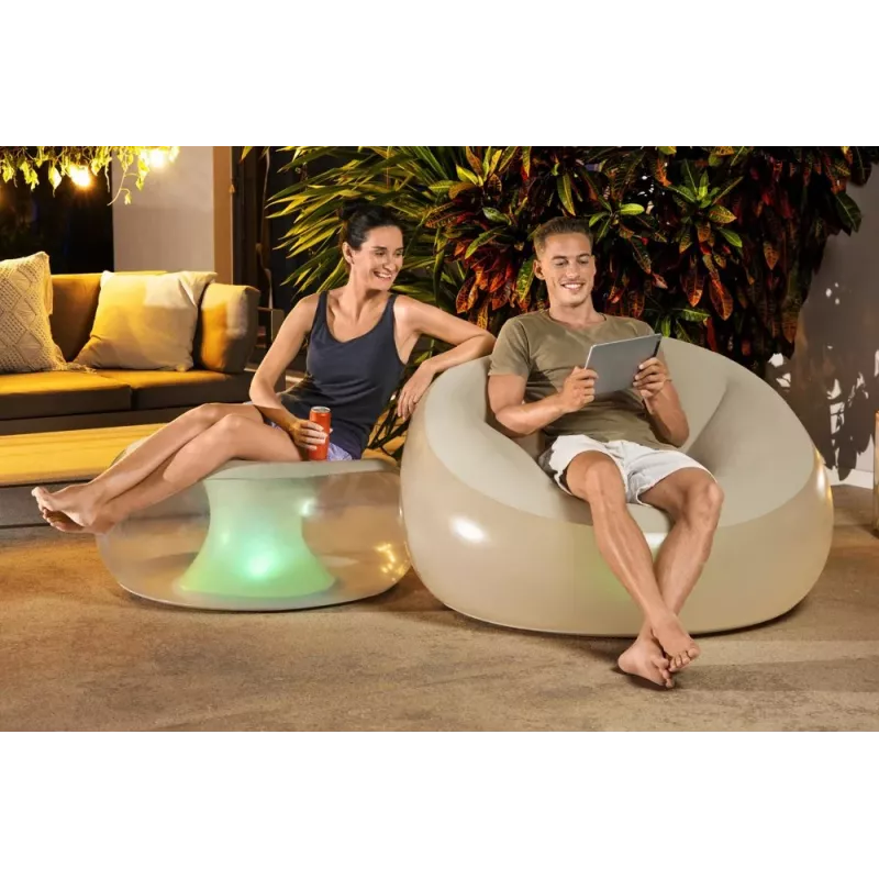Poltrona insuflável iluminada Bestway 75086 102 x 97 x 71 cm
