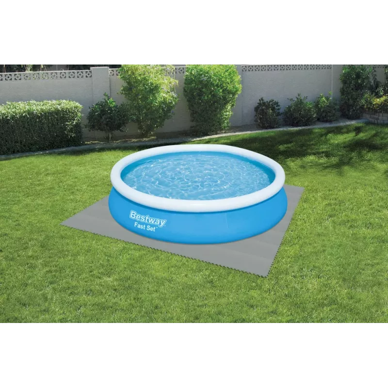 Tapete de espuma Bestway Flowclear para piscinas 50 x 50 cm pack de 8 azul