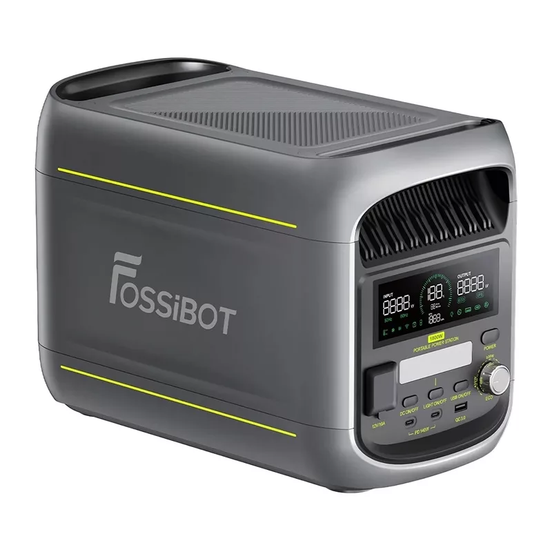 FOSSIBOT F1800 1800W Estação de carregamento, cinzento