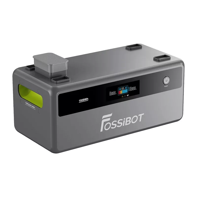 FOSSIBOT FBP1200-B Bateria de expansão de 1958 Wh para estação de energia FBP1200, verde