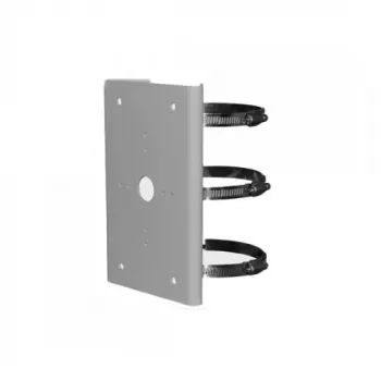 Montagem vertical em mastro Hikvision DS-1275ZJ para câmaras dome, liga de alumínio, branco