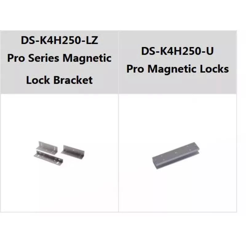 Fechadura eletromagnética Hikvision DS-K4H250S 60 kg montagem à superfície