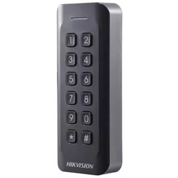 Leitor de cartões EM Hikvision DS-K1802EK, 125 kHz, Wiegand, preto