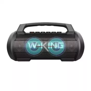 Coluna Bluetooth sem fios W-KING D10 70W preta