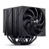 Jonsbo CC90 dissipador de CPU preto, torre dupla, ventoinha PWM de 130 mm, ecrã segmentado