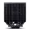 Jonsbo CC90 dissipador de CPU preto, torre dupla, ventoinha PWM de 130 mm, ecrã segmentado