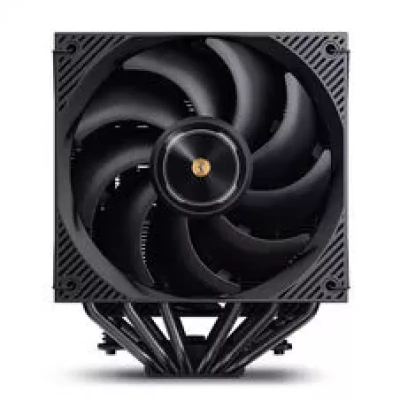 Jonsbo CC90 dissipador de CPU preto, torre dupla, ventoinha PWM de 130 mm, ecrã segmentado
