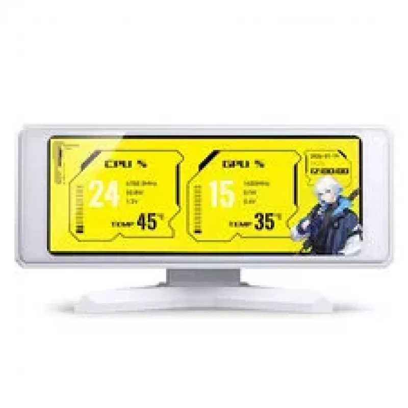 Jonsbo DS339 mini ecrã IPS de 3,39 polegadas USB-C branco
