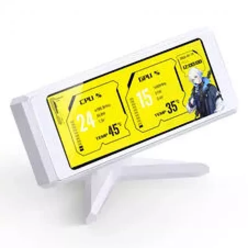Jonsbo DS339 mini ecrã IPS de 3,39 polegadas USB-C branco