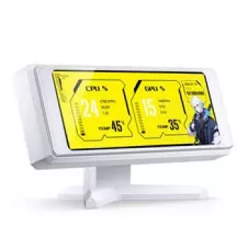 Jonsbo DS339 mini ecrã IPS de 3,39 polegadas USB-C branco