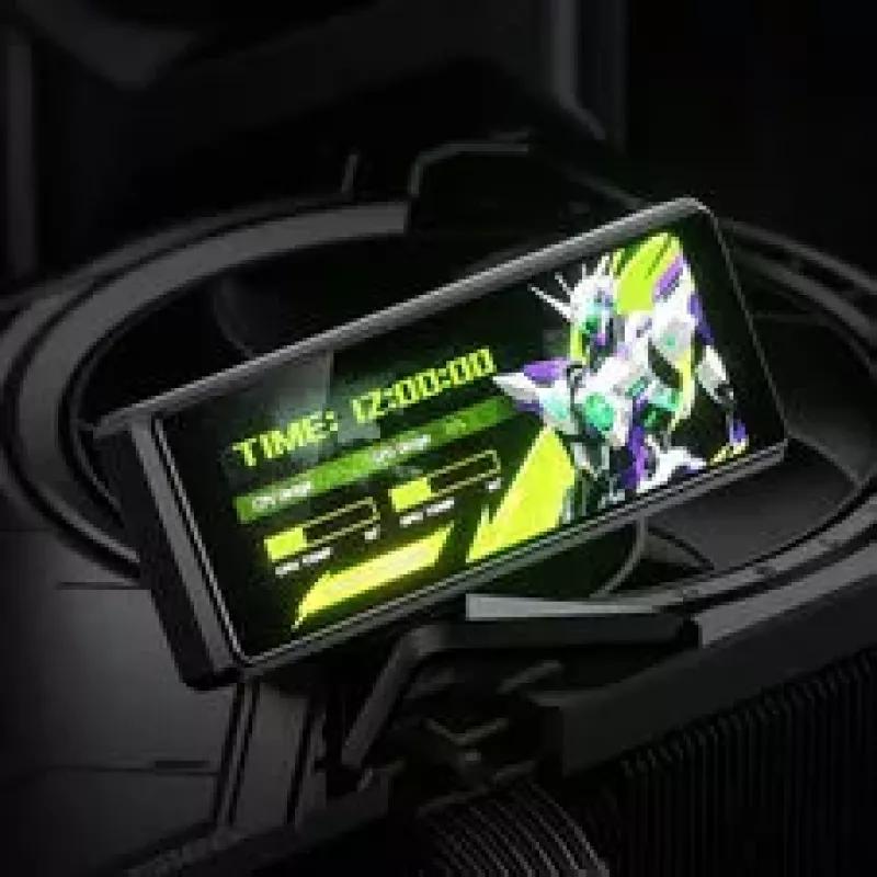 Jonsbo DS339 preto mini ecrã IPS de 3.39 polegadas USB-C monitor secundário de PC