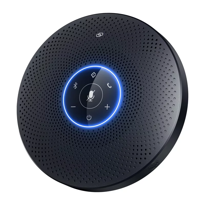 Altifalante de conferência EMEET OfficeCore M2 Max - matriz de 8 microfones, captação 360°, USB-C/Bluetooth 5.0, bateria de 24 h, ligação em cadeia